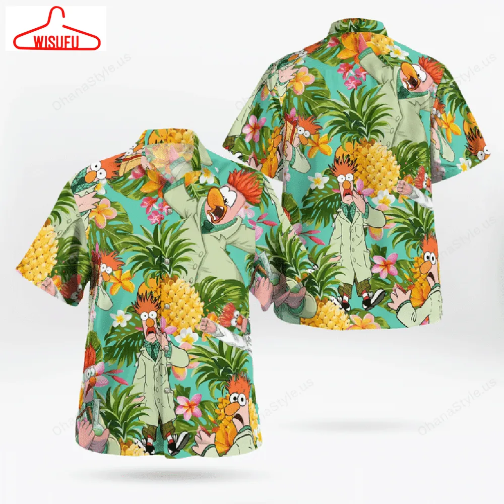 The Muppet Beaker Pineapple Tropical Hawaiian Shirt, New Fashion Gifts