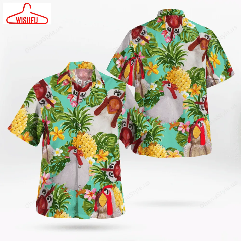 The Muppet Camilla The Chicken Pineapple Tropical Hawaiian Shirt, New Fashion Gifts