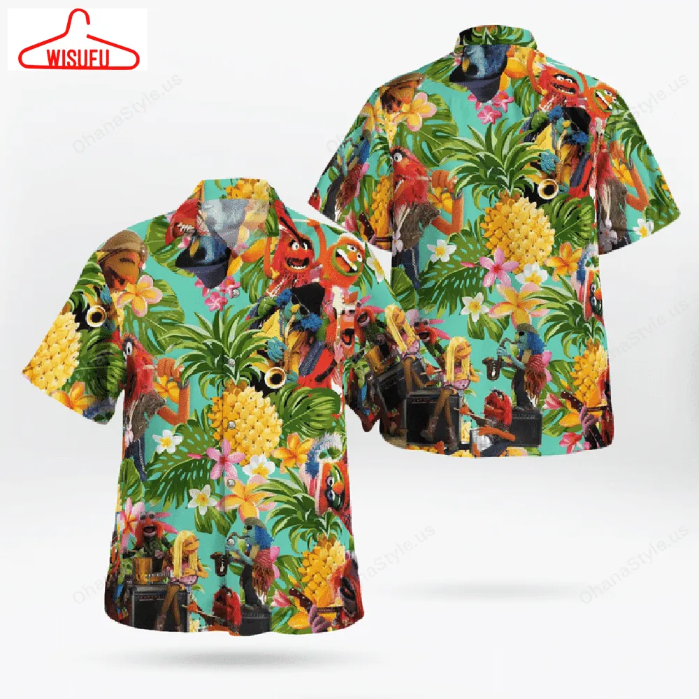 The Muppet Electric Mayhem Pineapple Tropical Hawaiian Shirt, New Fashion Gifts