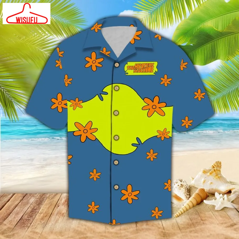 The Mystery Machine Hawaiian Aloha Shirts #h, New Fashion Gifts