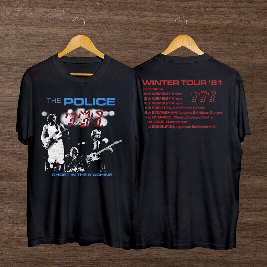 The Police Ghost In The Machine Winter Tour 81 T-Shirt