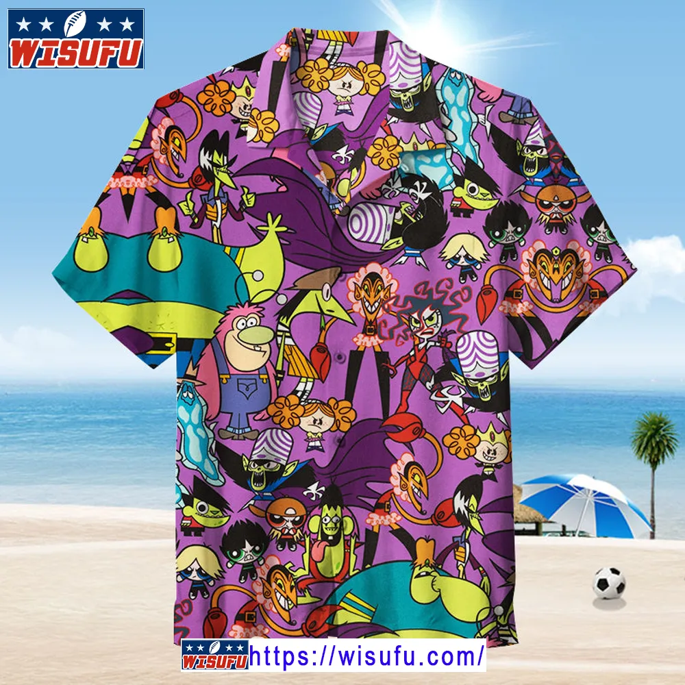 The Powerpuff Girls - Unis-ex Hawaiian Shirt Wisufu81257