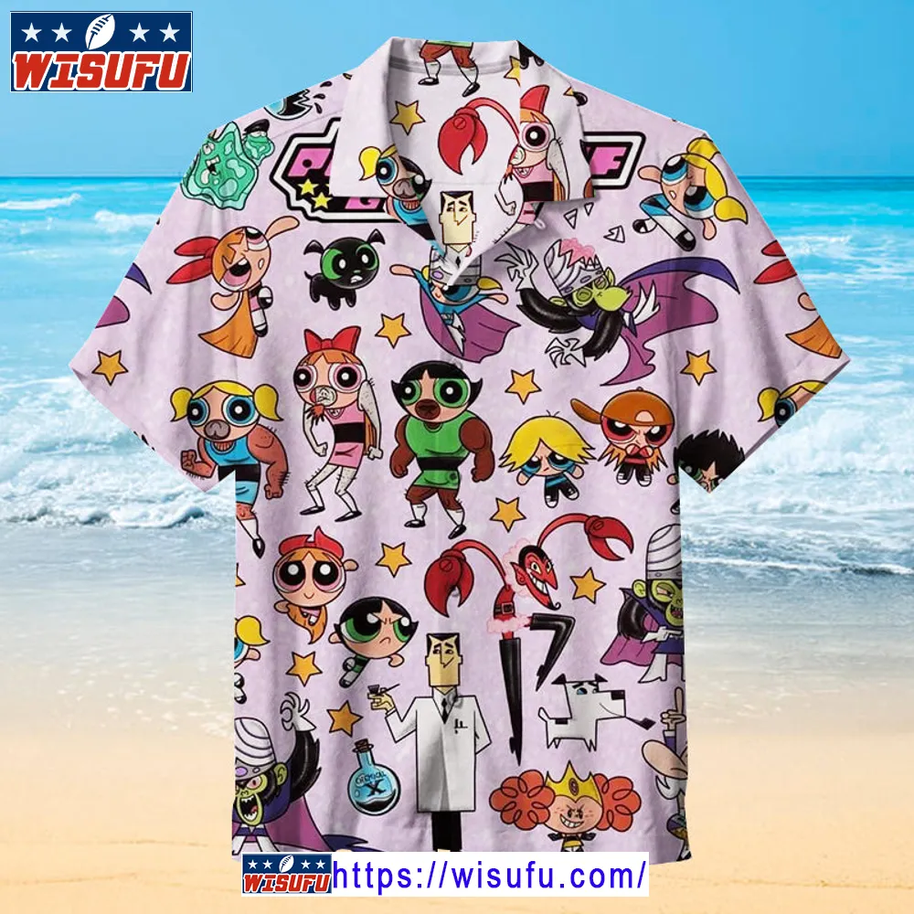 The Powerpuff Girls - Unis-ex Hawaiian Shirt