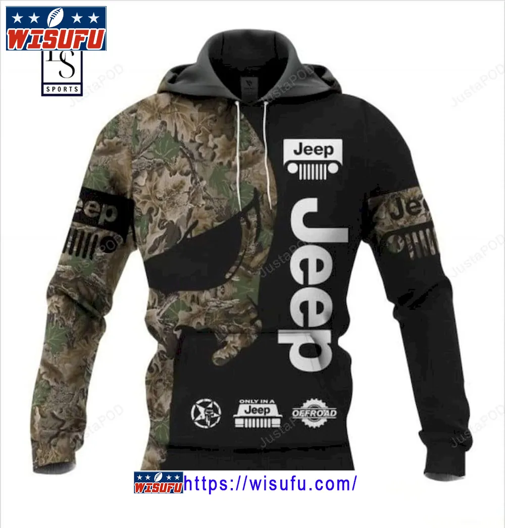 The Punisher Jeep Camo 3d Hoodie