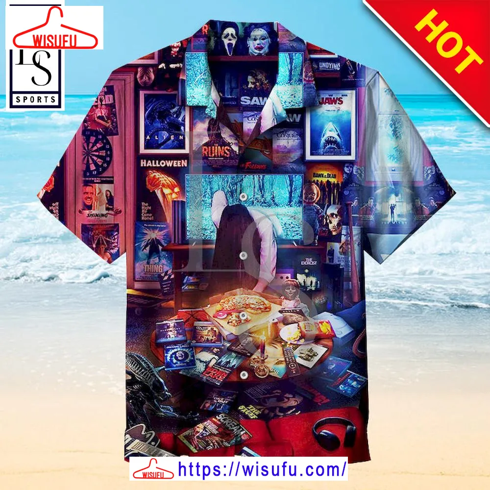 The Ring Nostalgic Horror Hawaiian Shirt, New Fashion Gifts