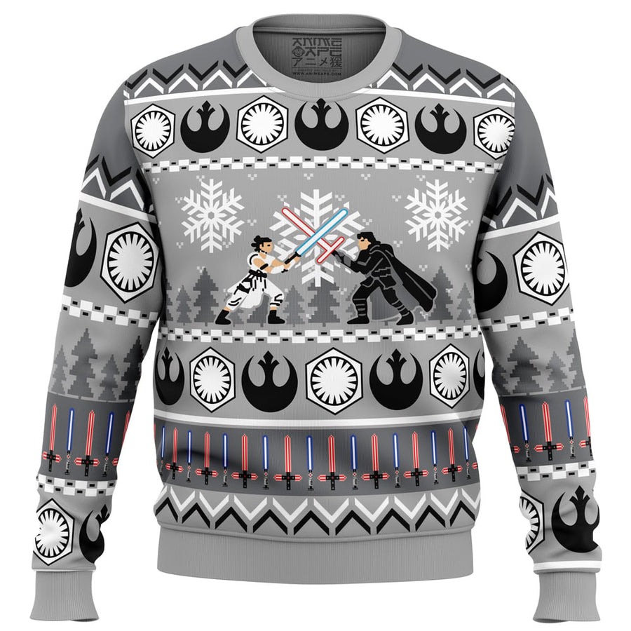 The Rise Of The Holidays Star Wars Ugly Christmas Sweater - OwlsMatrix