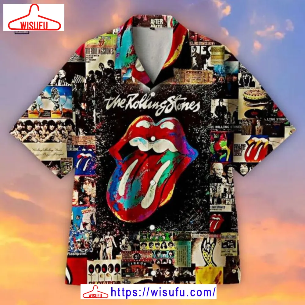 The Rolling Stones Hawaiian Shirt, New Fashion Gifts