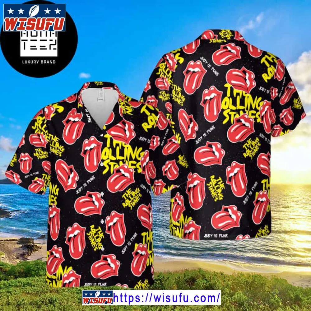 The Rolling Stones Judy Is Punk 2024 Trending Hawaiian Shirt