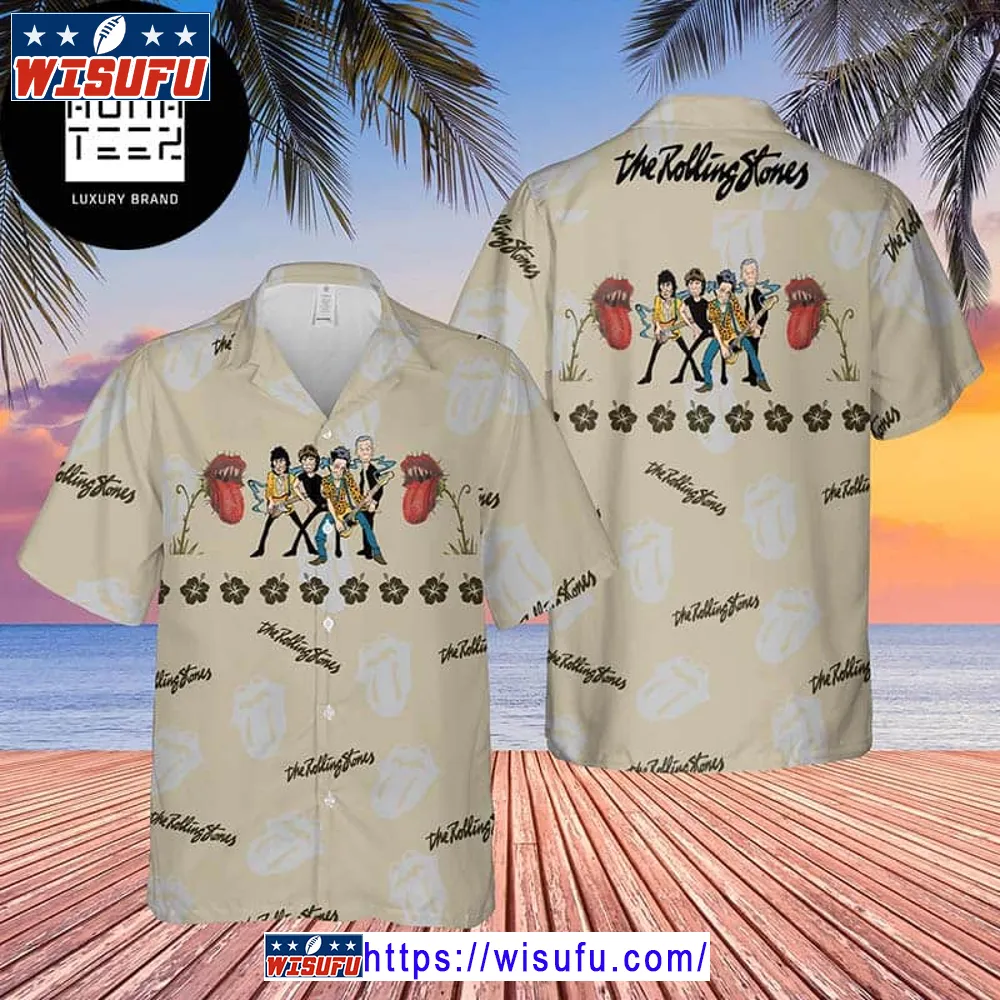 The Rolling Stones Rock N Roll Band 2024 Trending Hawaiian Shirt