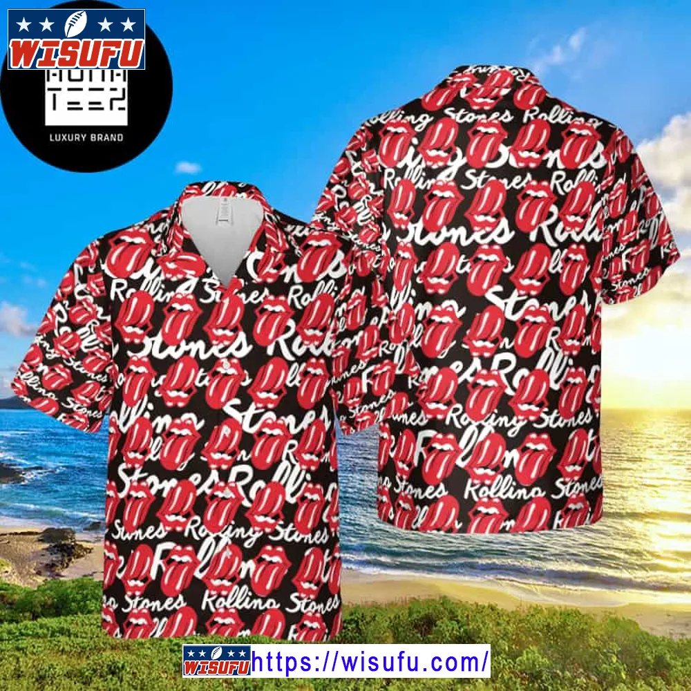 The Rolling Stones With Classic Tongue 2024 Trending Hawaiian Shirt