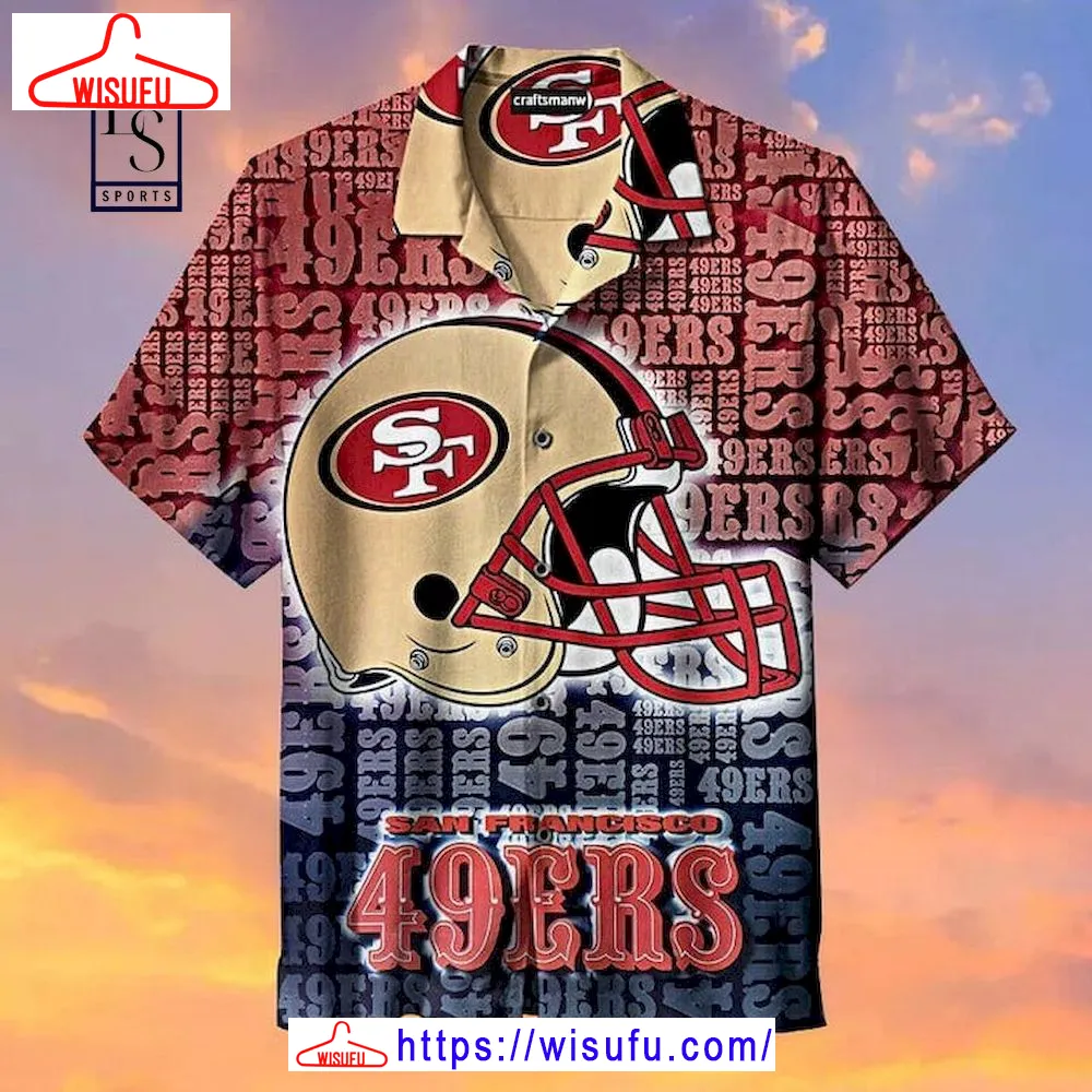 The San Francisco 49ers Big Logo Hawaiian Shirt, New Fashion Gifts