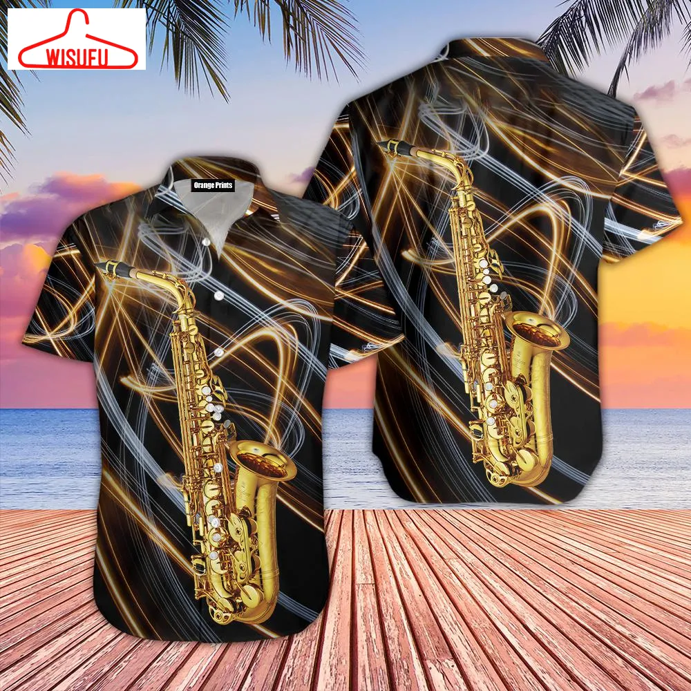 The Saxophone Art Hawaiian Shirt - For Men & Women - New Winter Fashion Shirt Gift For Family, New Fashion Gifts