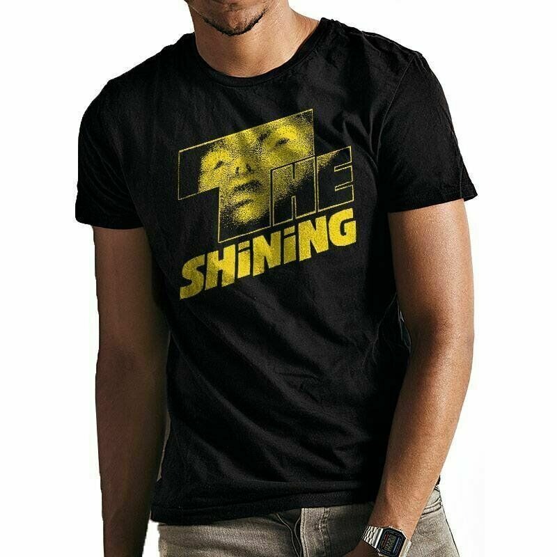 The Shining Yellow Logo T Shirt Official Classic Horror Movie