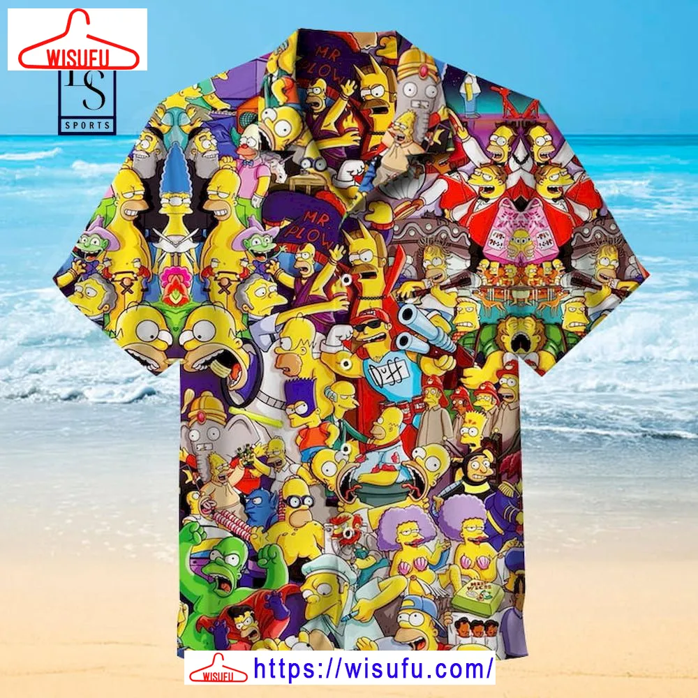 The Simpsons 3d Hawaiian Shirt, New Fashion Gifts