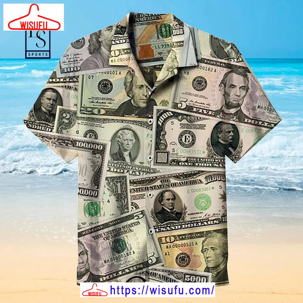 The United States Dollar Hawaiian Shirt, New Fashion Gifts