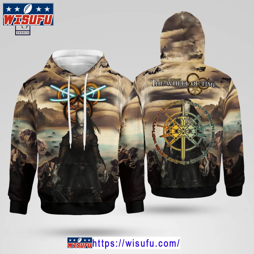 The Wheel Of Time Myrddraal 3d Hoodie