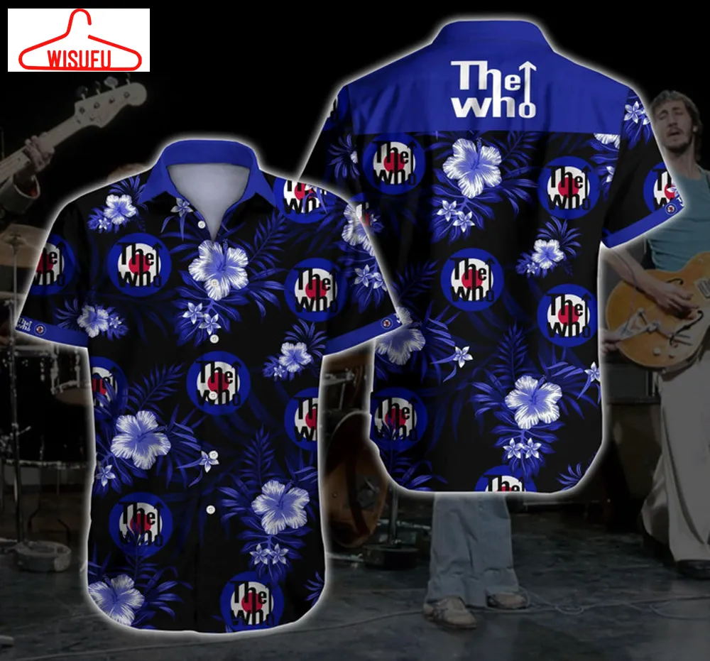 The Who Hawaiian Graphic Print Short Sleeve Hawaiian Casual Shirt Size S - 5xl, New Fashion, Best Gift Ideas, New Fashion Gifts