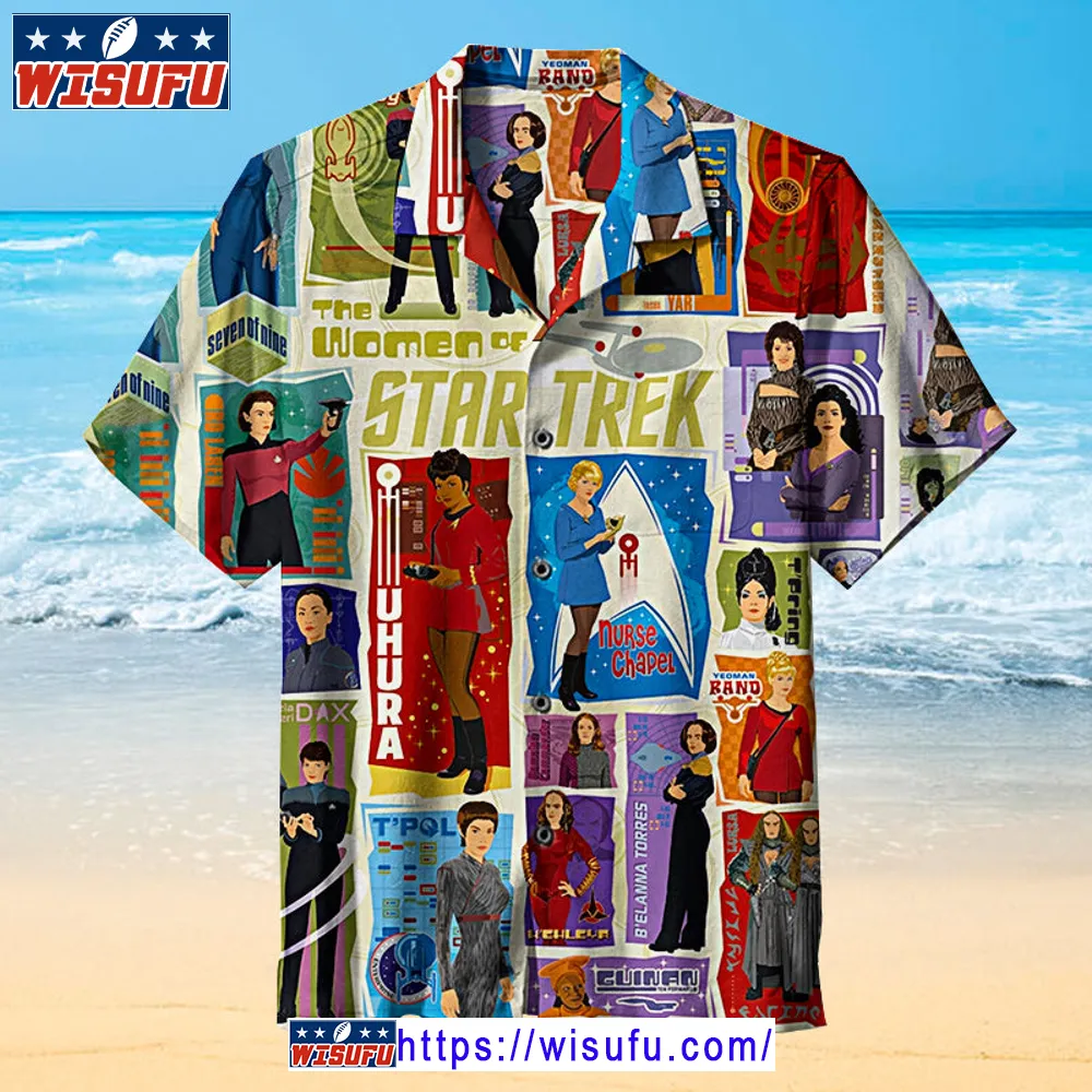 The Women Of Star Trek-universal Hawaiian Shirt