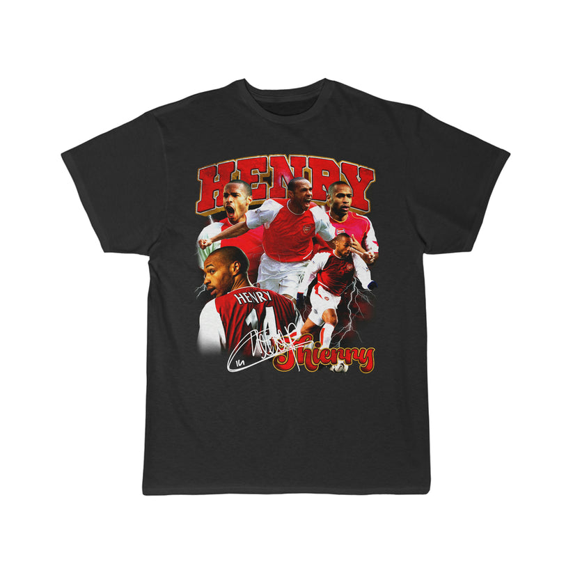 Thierry Henry Arsenal Graphic Tee-Black