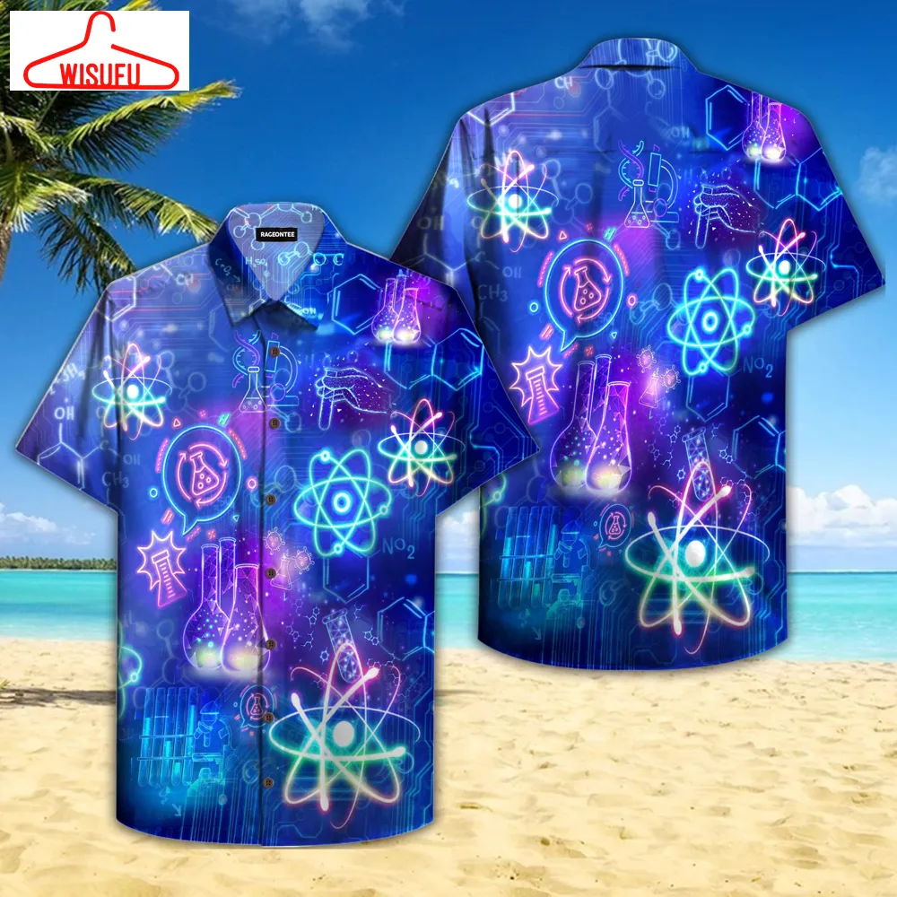 Think Like A Proton Chemistry Hawaiian Shirt - For Men & Women - New Winter Fashion Shirt Gift For Family, New Fashion Gifts