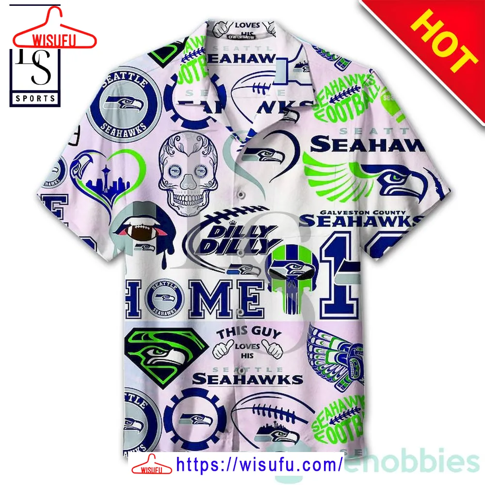 This Guy Love His Seattle Seahawks Hawaiian Shirt, New Fashion Gifts