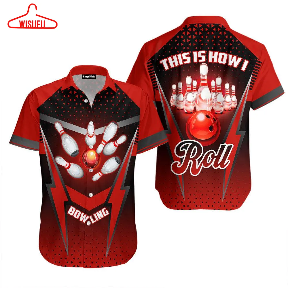 This Is How I Roll Bowling Hawaiian Shirt - For Men & Women - Shirt Gift For Friends, Gift For Family, New Fashion Gifts