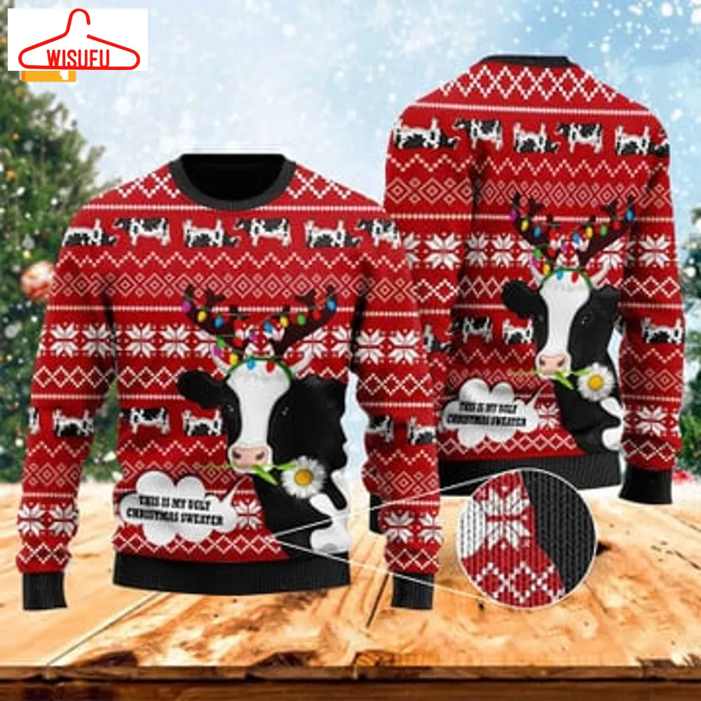 This Is My Cow Ugly Christmas Sweater