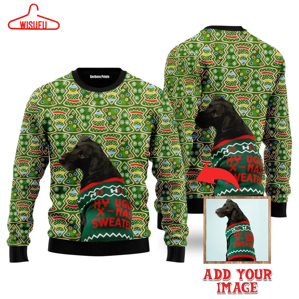 This Is My Ugly Xmas Sweater Custom Photo Christmas Sweaters - For Men & Women - New Winter Fashion Shirt Gift For Family