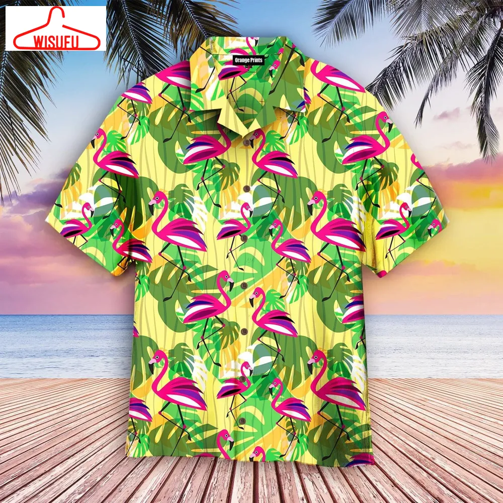 Thou Shall Not Try Me Flamingo Tropical Hawaiian Shirt