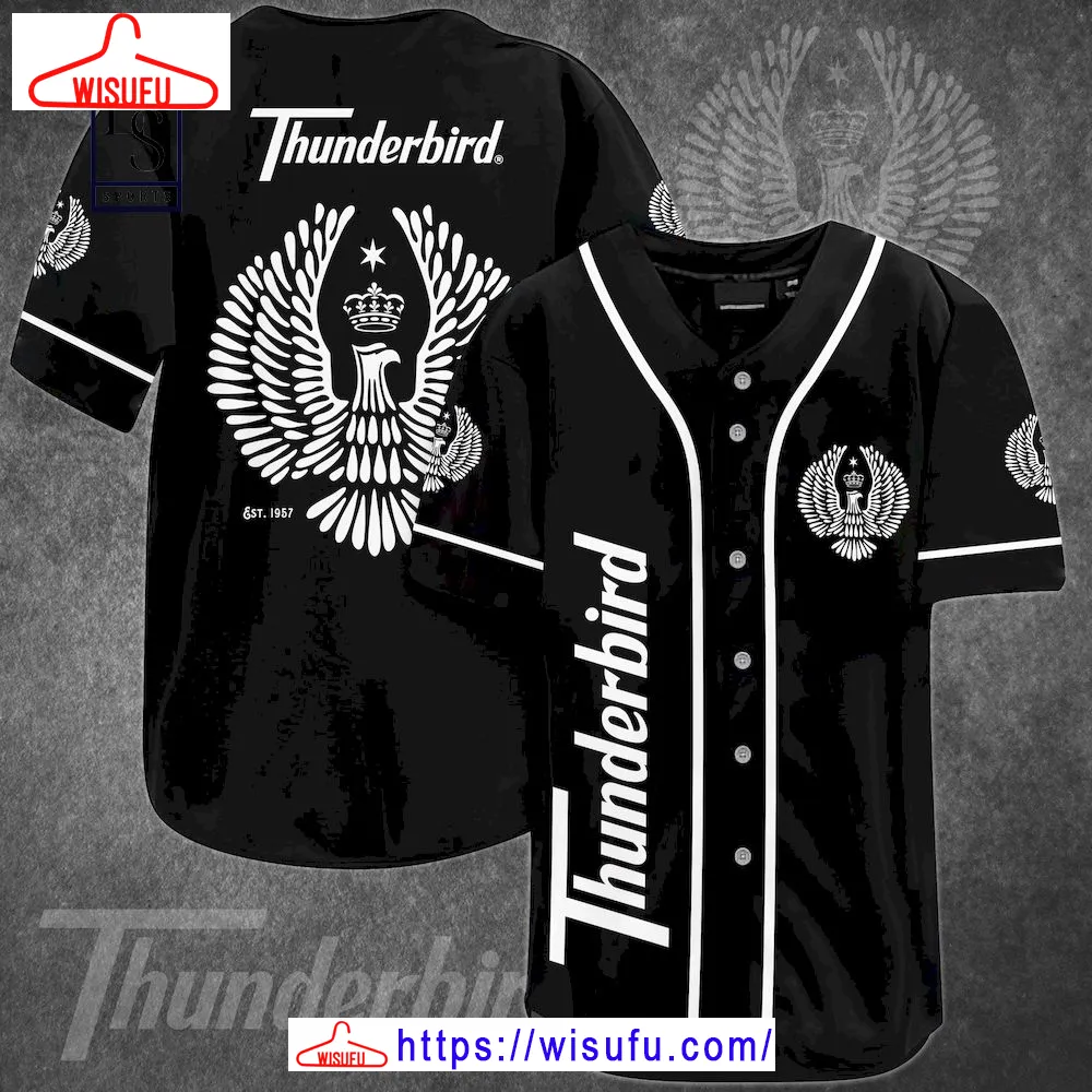 Thunderbird Baseball Jersey, New Fashion Gifts