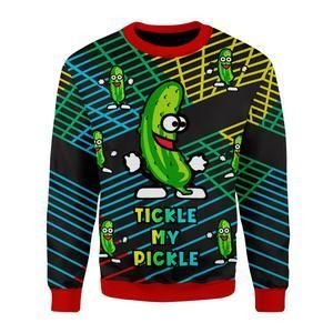 Tickle My Pickle Ugly Christmas Sweater