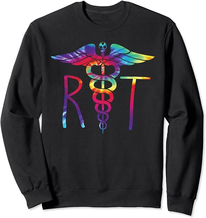 Tie Dye X-Ray Tech Design, Colorful Radiology Tech Gift Sweatshirt