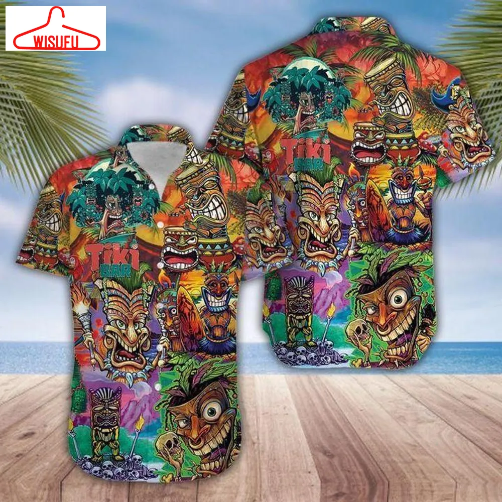 Tiki Bar Chill Hawaiian Shirt Pre11388, New Hawaiian Holiday Outfits, New Fashion Gifts