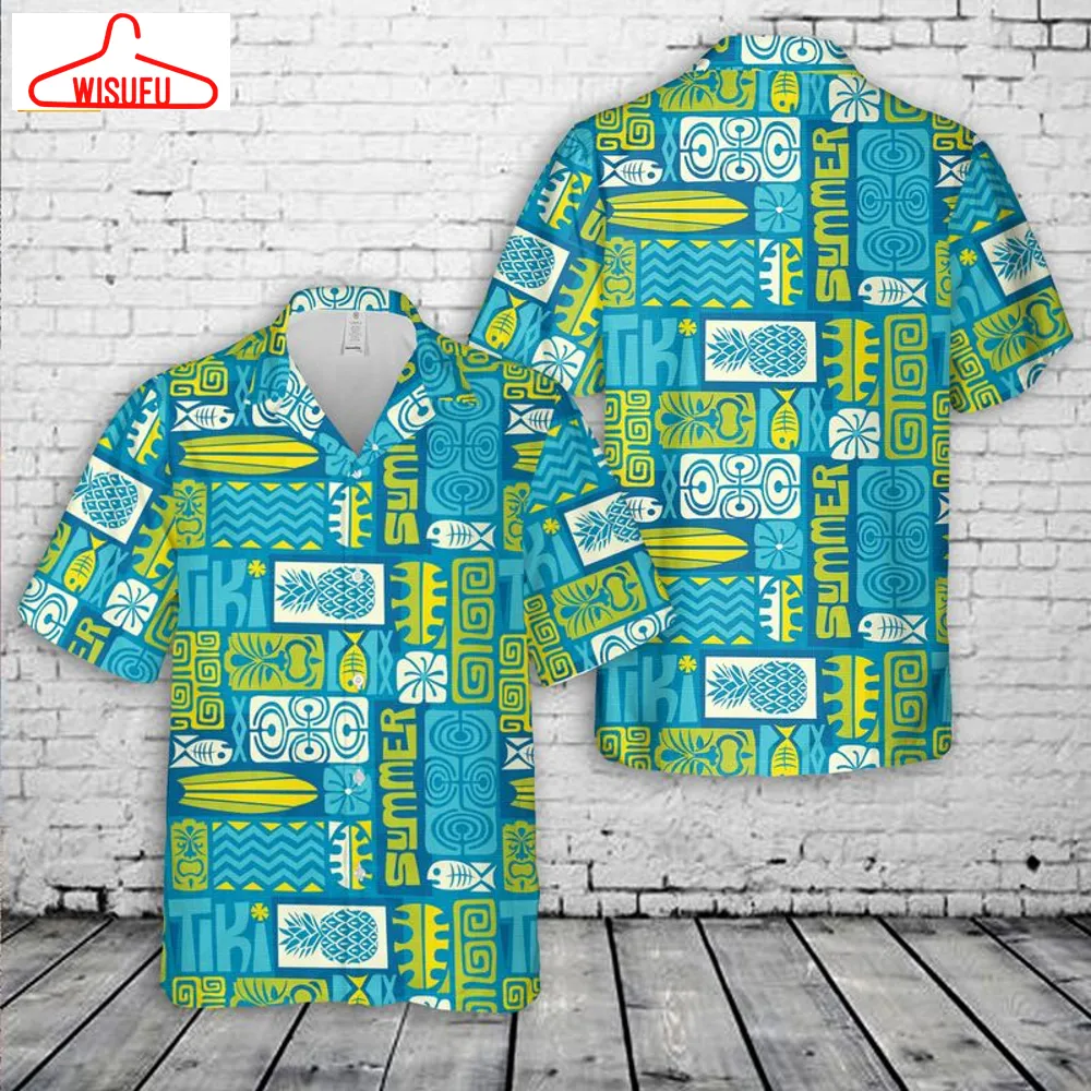 Tiki Hawaiian Shirt, New Fashion Gifts