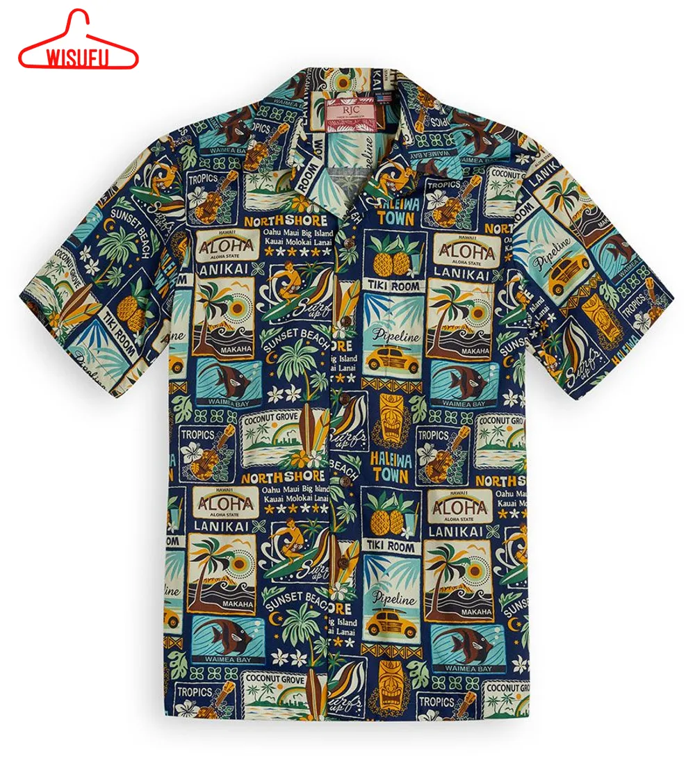 Tiki Room Blue High Quality Hawaiian Shirt Dhc18063194, New Hawaiian Holiday Outfits, New Fashion Gifts