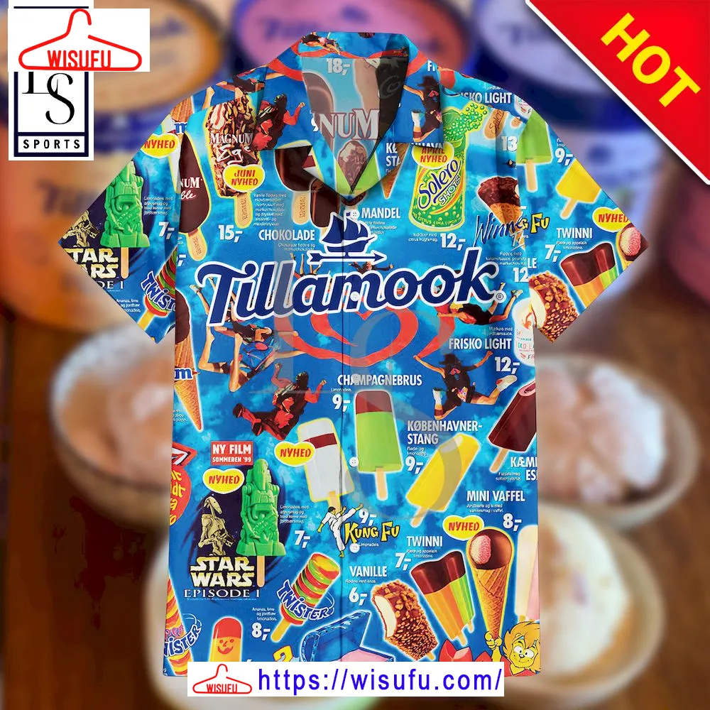 Tillamook Ice Cream Hawaiian Shirt, New Fashion Gifts