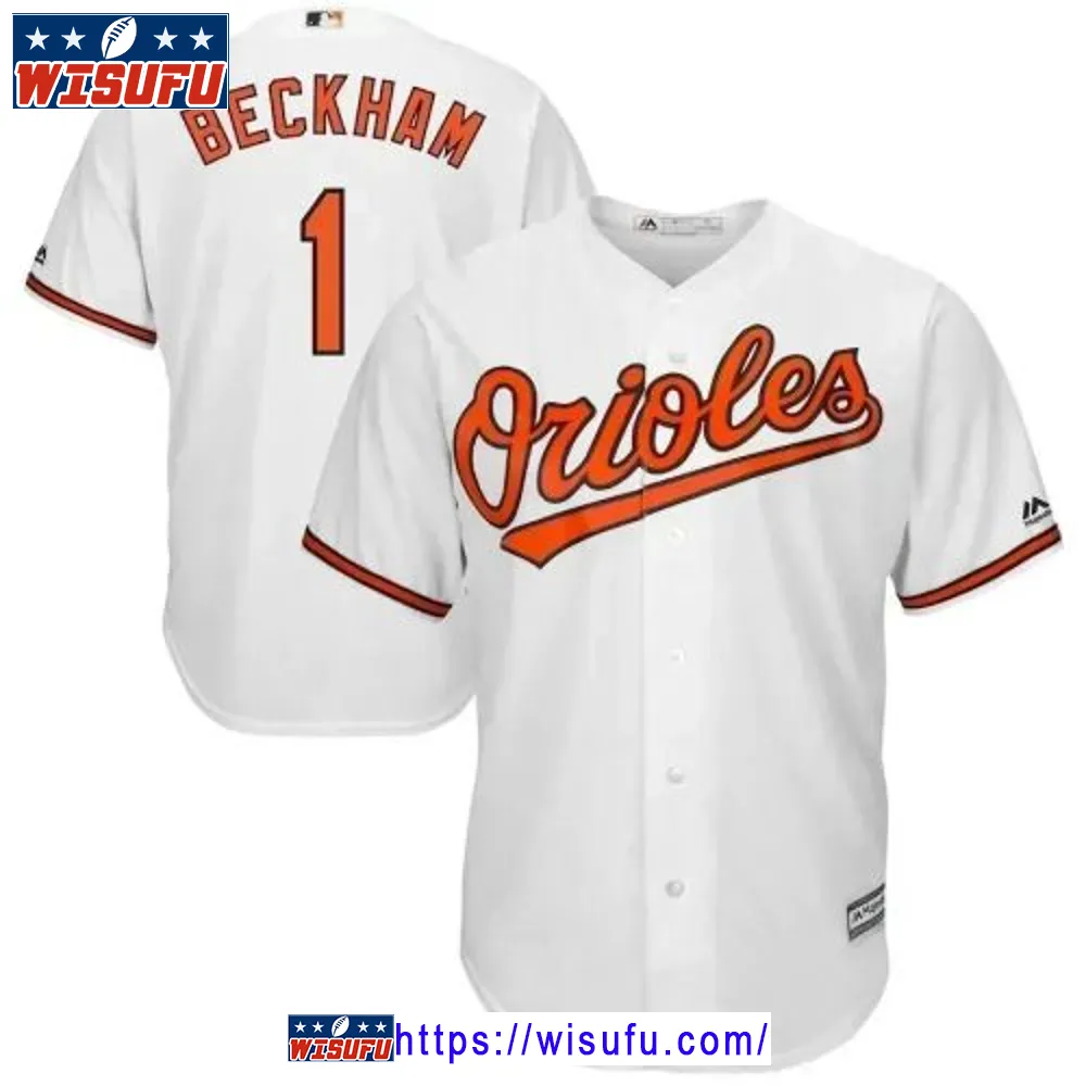 Tim Beckham Baltimore Orioles Home Cool Base Player Jersey - White Color