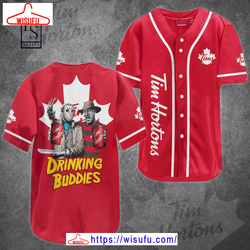 Tim Hortons Drink Buddies Baseball Jersey, New Fashion Gifts