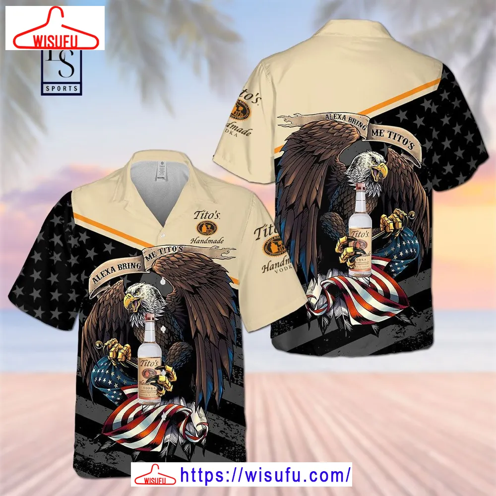 Tito's Eagle Hawaiian Shirt, New Fashion Gifts