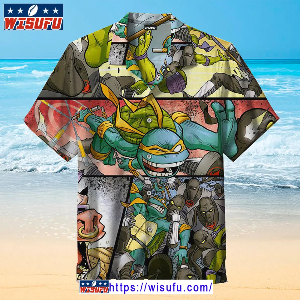 Tmnt -unis-ex Hawaiian Shirt Wisufu52808