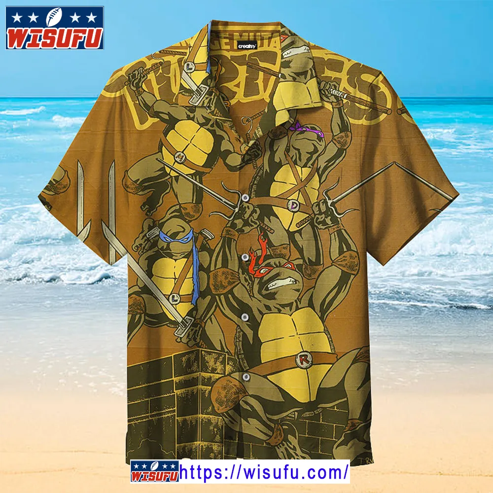 Tmnt -unis-ex Hawaiian Shirt Wisufu75486