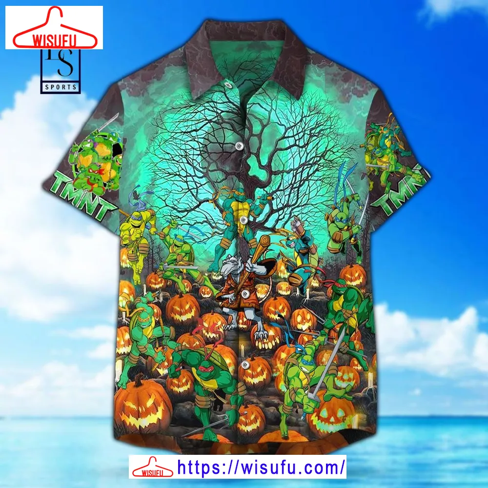 Tmnt Halloween Hawaiian Shirt, New Fashion Gifts