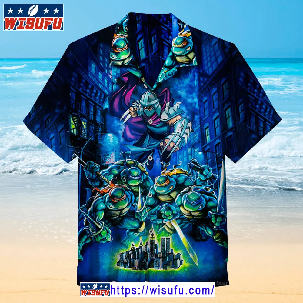 Tmnt Hyper Stone Manhattan -universal Hawaiian Shirt