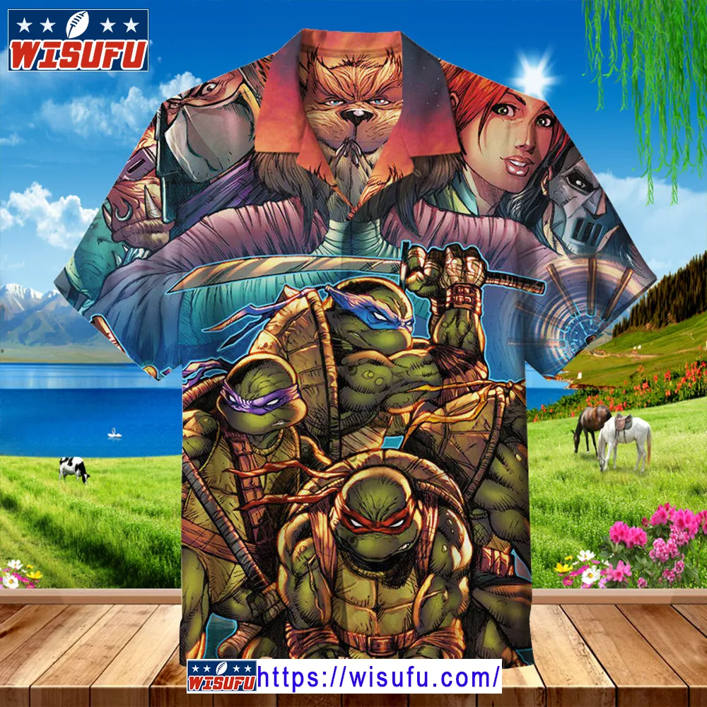 Tmnt Unise-x Hawaiian Shirt