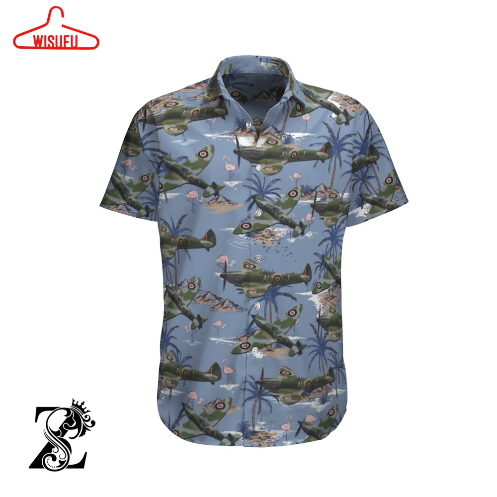 Tnlt0107bc18 Rcaf Supermarine 361 Spitfire Lf16e Hawaiian Shirt, New Hawaiian Holiday Outfits, New Fashion Gifts