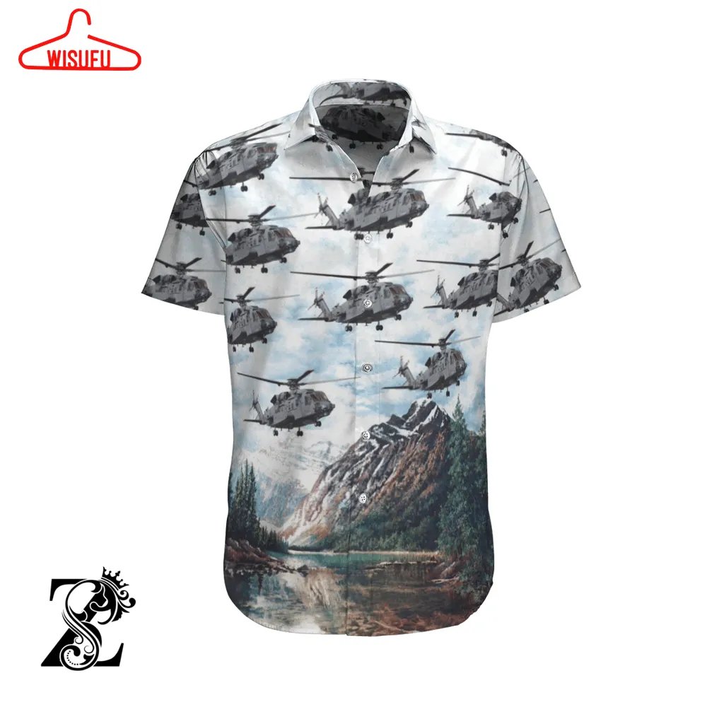 Tnlt0307bc15 Rcaf Sikorsky Ch-148 Cyclone (s-92) Hawaiian Shirt, New Hawaiian Holiday Outfits, New Fashion Gifts