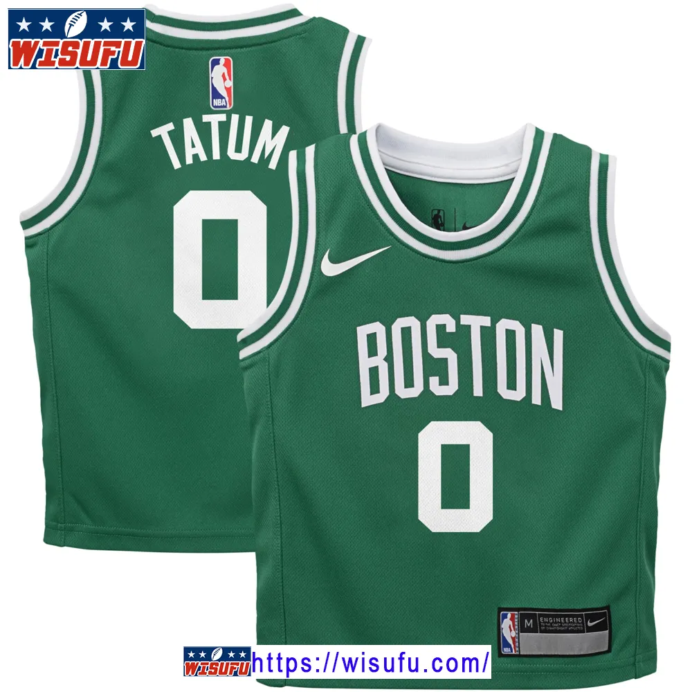 Toddler Jayson Tatum Green Boston Celtics Swingman Player Jersey