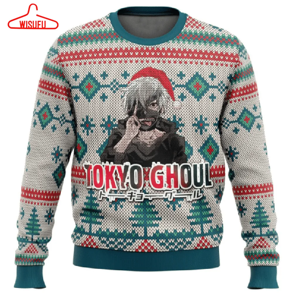 Tokyo Ghoul Anime 4 Ugly Sweater Gifts, Tokyo Ghoul Anime Gift Fan Ugly Sweater