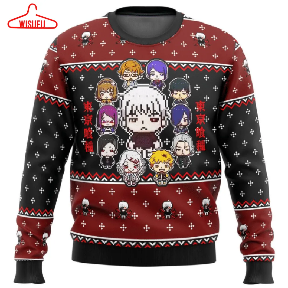 Tokyo Ghoul Anime 6 Ugly Sweater Gifts, Tokyo Ghoul Anime Gift Fan Ugly Sweater