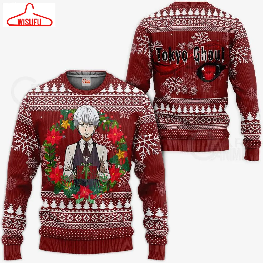 Tokyo Ghoul Ken Kaneki Anime Ugly Christmas Sweater